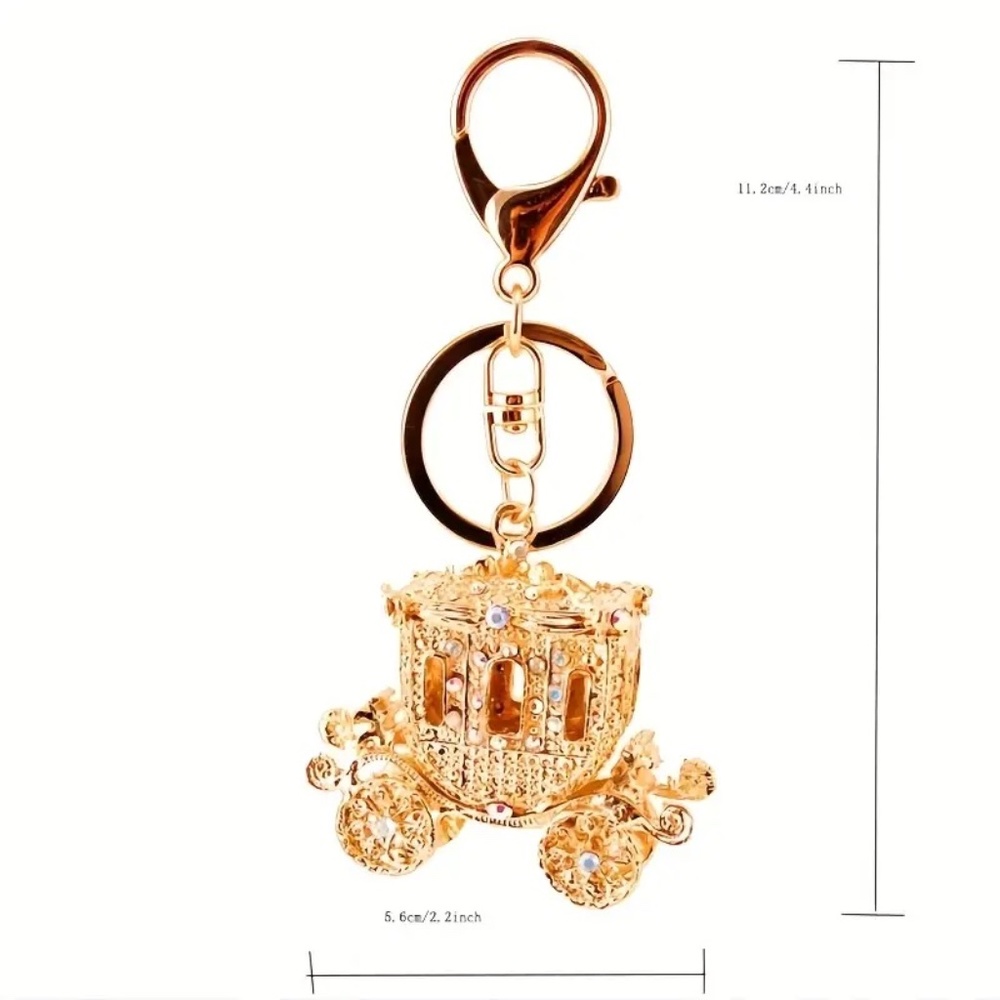NWT Stage coach Key Chain Bling Bag Charm - Picture 3 of 3